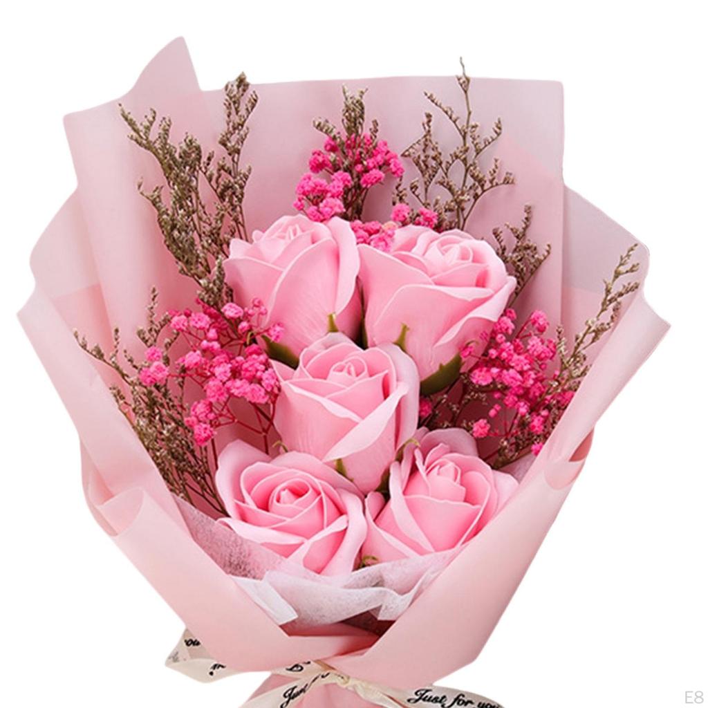 Floral Soap Bouquet Gift Set for Elegant Occasions