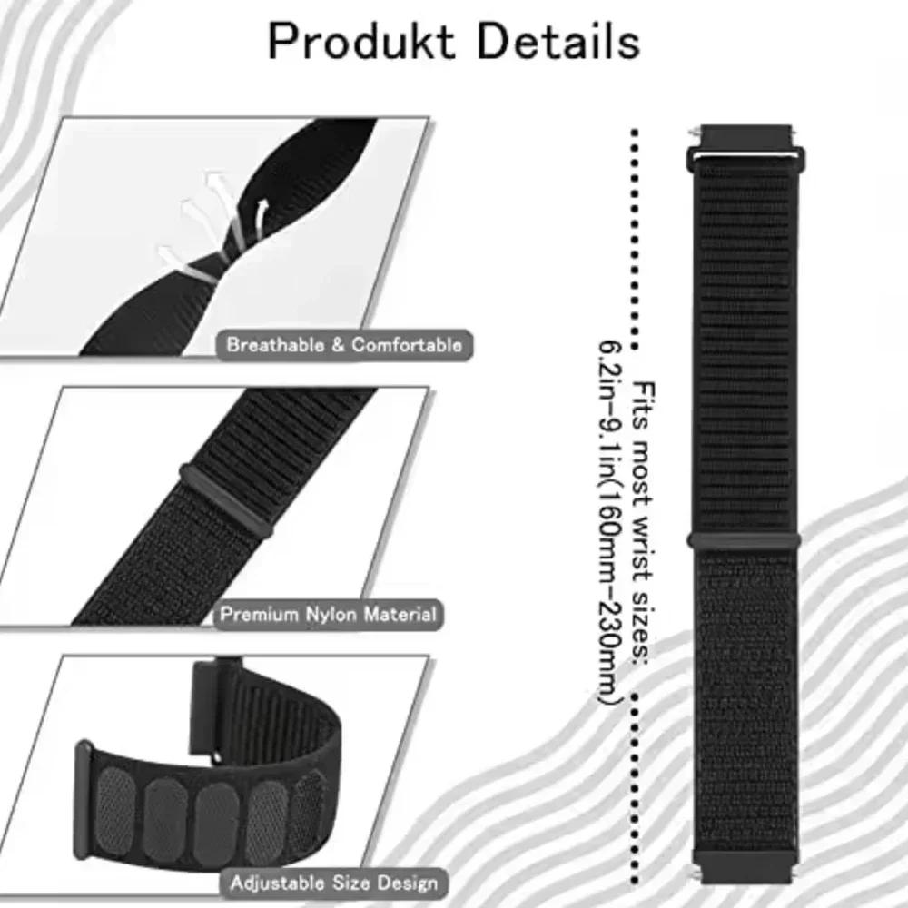 Für COROS PACE 3 2-Schlaufen-Armband 20mm 22mm Nylonband für COROS APEX Pro/2 Pro 46mm 42mm Geflochtenes Armband Uhrenzubehör Correa