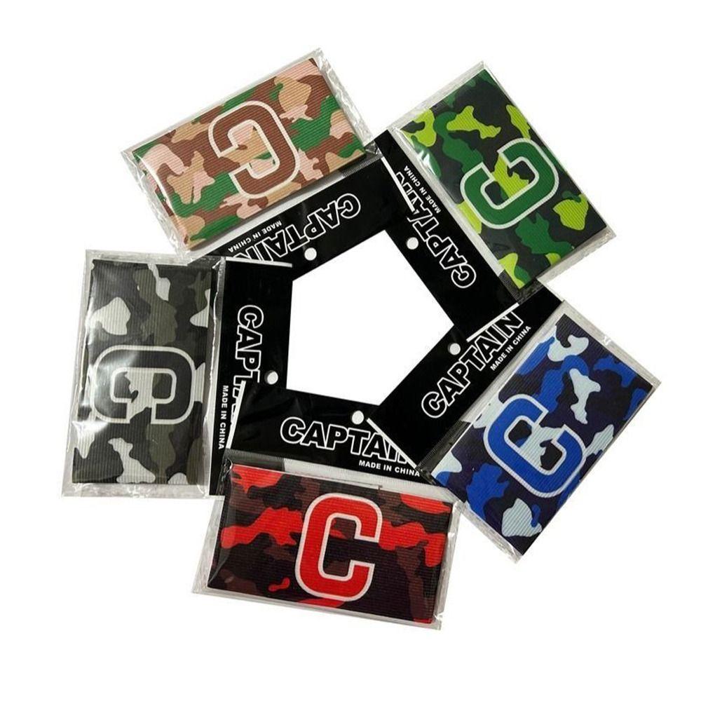 Random Football Captain Armband Non-slip Squad Armbands Sports Arm Band Outdoor Team Sports