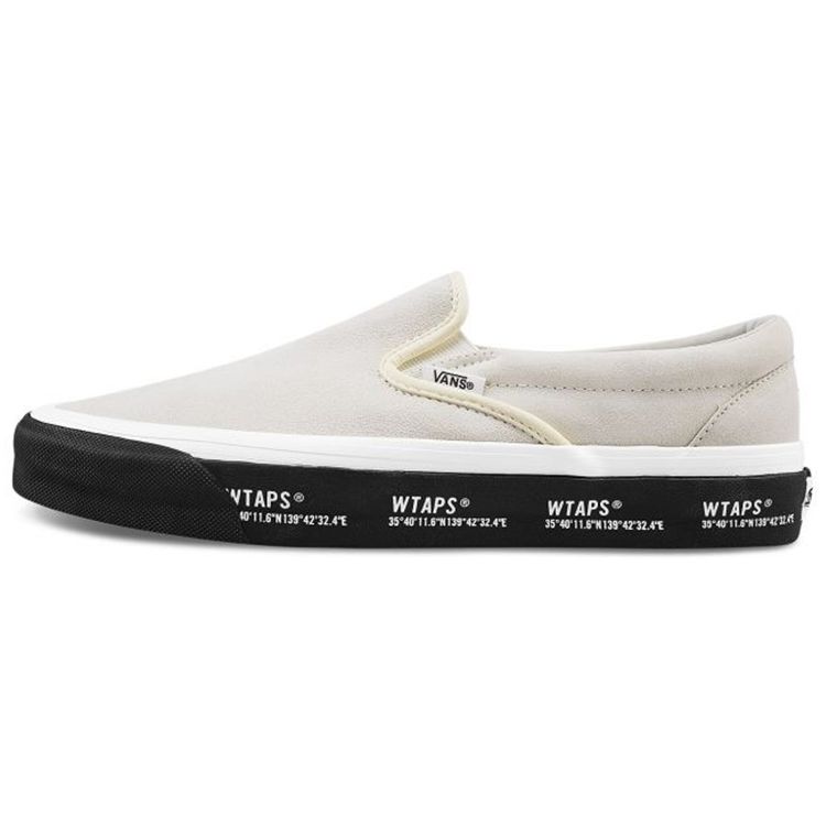 

Vans Кроссовки WTAPS x Classic Slip-On LX белые черные унисекс VN0A45JK20F