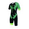 Professional Anti-UV Short Sleeves New Triathlon Printing Cycling Jerseys Suit Cycling Clothing Bib Shorts with Silicone Pad