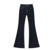Blue Flare Jeans for Women's Loose New High-waist Stretch-slimming Floor Bell-bottom Pants