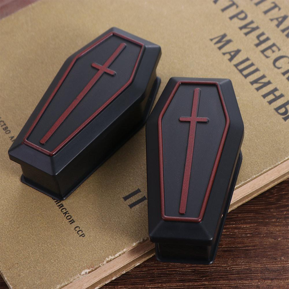 5 Stück Schwarze Miniatur Leere Sargboxen Abnehmbare Leckerli Sargboxen Bar Party Dekoration