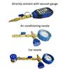 1 Piece Air Conditioning Diy Accessories Brass Refrigeration Ball Valve Adapter Refrigerant Ball Valve Connector G1/4''