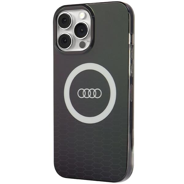 Audi Iml Big Logo Magsafe Hülle Iphone 13 Pro Max 6.7 Schwarz/Black Hardcase Au-Imlmip13Pm-Q5/D2-Bk