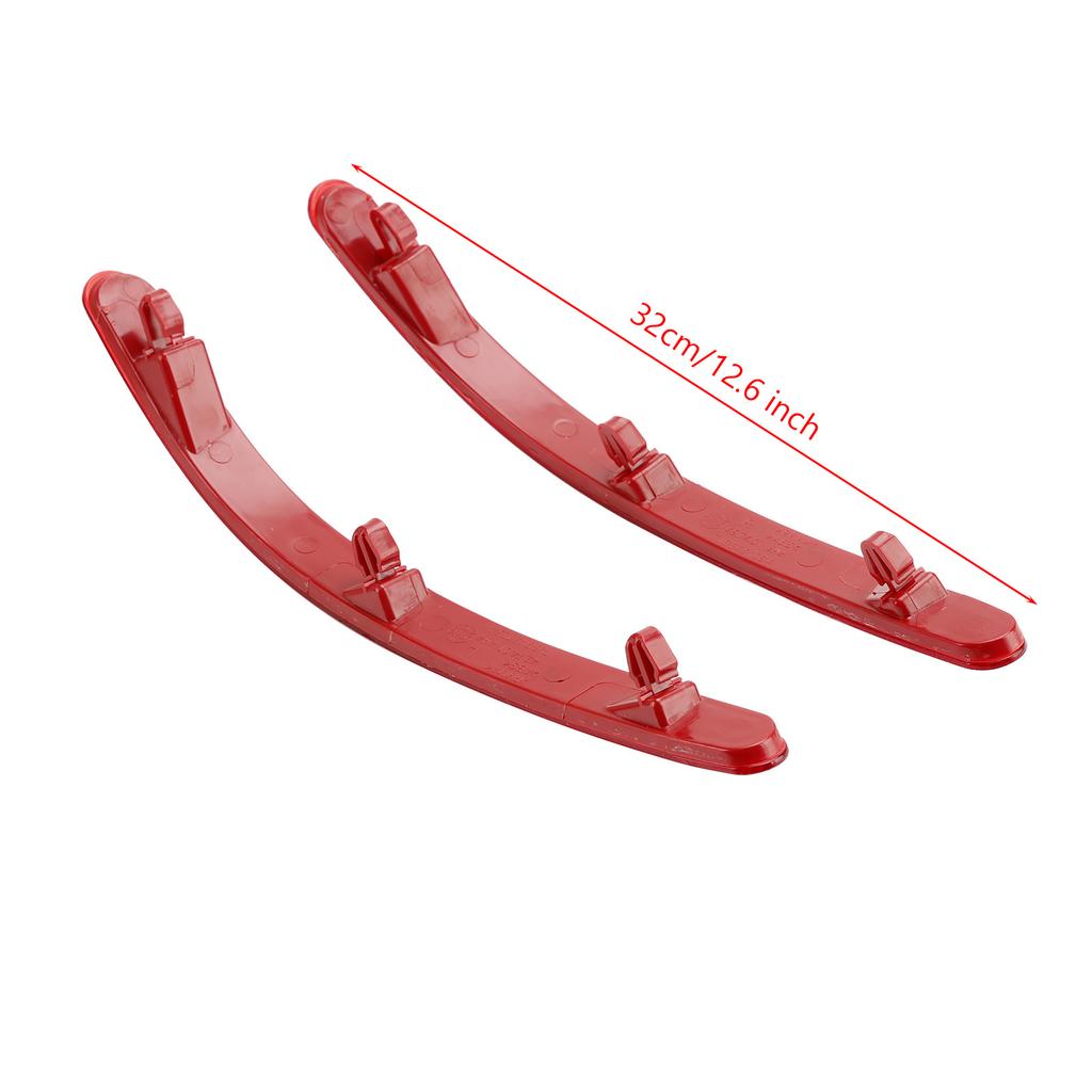 L+R Pair Rear Bumper Reflector W/ Red Lens No Light For VW Touareg 7L 2002-2010