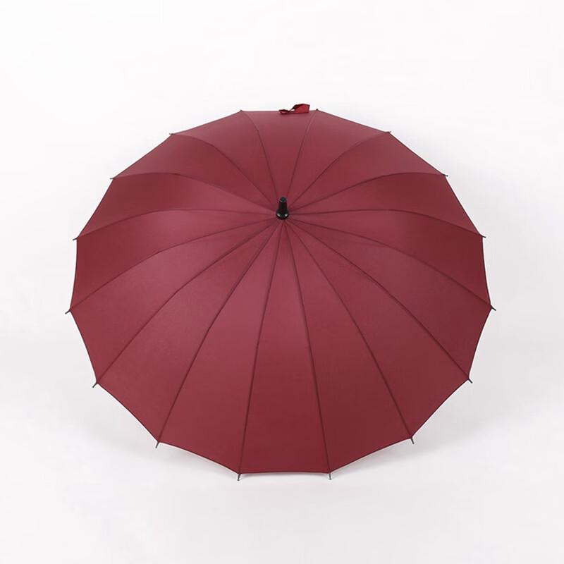 Tian Ai Large Rainbow Semi-Automatic Straight Umbrella