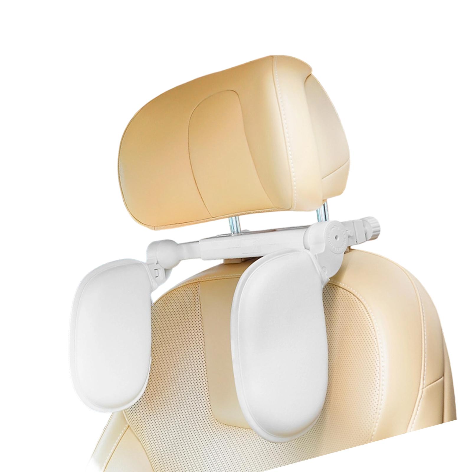 

Removable Breathable High Elasticity Memory Foam Car Neck Pillow Adjustable Angled For Child Passenger Sleeping Comfort белый