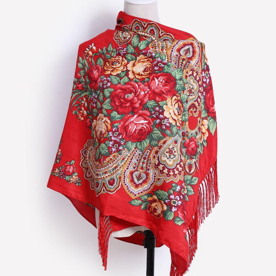 Vintage İşlemeli Polyester Eşarp - Dışarı Çıkmak İçin Nefes Alabilen Dekoratif Şal, Narin İşleme İşçiliğiyle Rüzgar Geçirmez