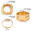 Ingemark 4 Styles Exaggerated Punk Geometric Large Open Spring Bangles Women Chunky Heavy Metal Cuff Bracelet Men Jewelry Gift