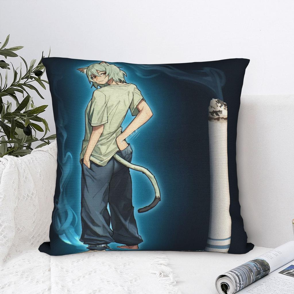 C-Chainsmoker Cats Pillow Cover Soft Cushion Cover Fashion Pillow Case For Living Room Sofa