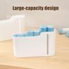 Garbage Bag Storage Box Wall Hanging Nail-Free Installation Large Capacity Dust-Proof Closed Box Side Access Design Kitchen Bathroom Storage Organizer