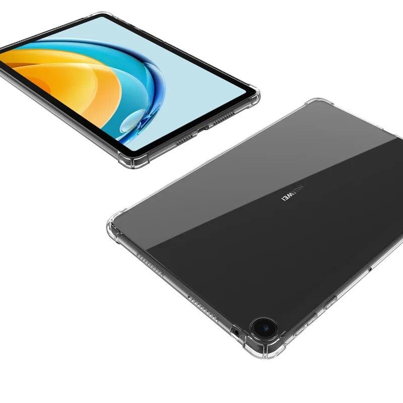 4 Airbags stoßfeste Abdeckung für Huawei MatePad SE 2022 Hülle AGS5-L09/W09 10,4" Ags3K-W20/AL20 10,1" transparente TPU-Rückseite