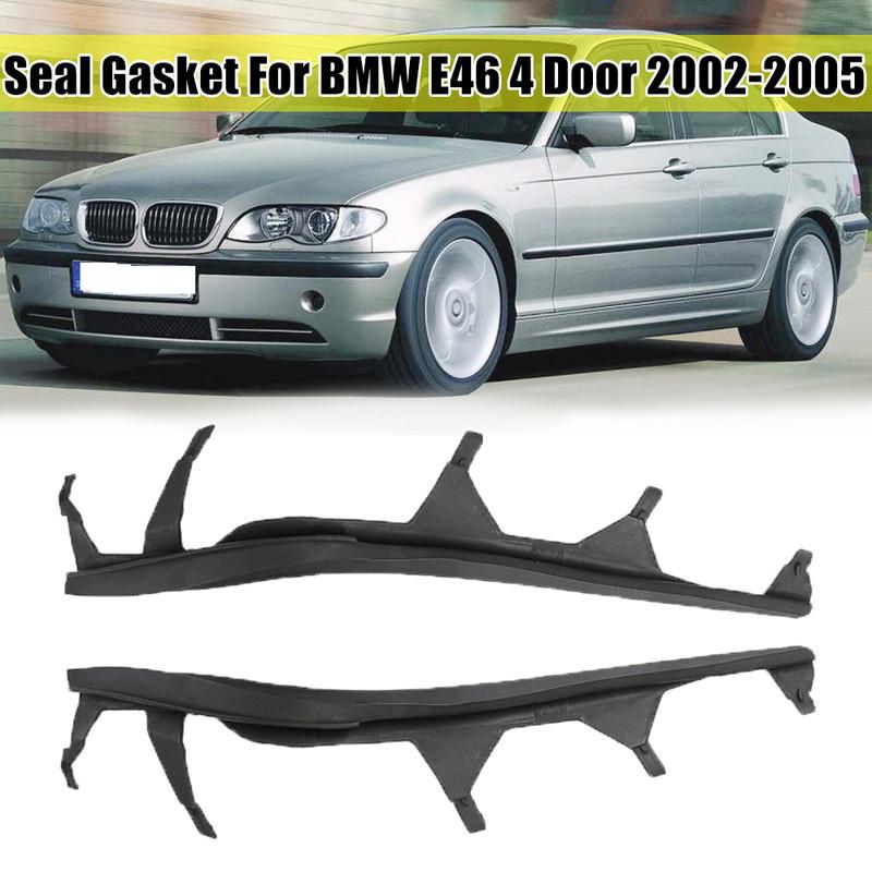 

1 пара прокладок для фар для BMW 3 серии E46 4 двери 2002-2005 подходит только для 4-дверной модели чёрный
