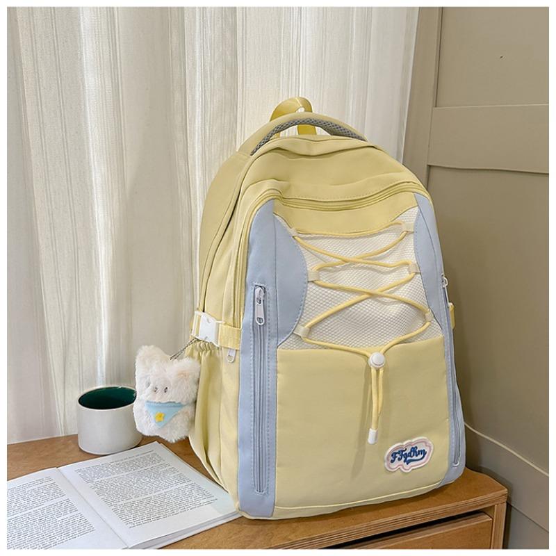 The new schoolbag is high-value, fresh and sweet, candy-colored backpack, lightweight and large-capacity backpack for junior high school students.