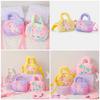 TENDYCOCO Einhorn Umhängetasche für Mädchen, Crossbody Tasche, Beutel, Schultasche für Kinder, Niedliches Plüschtier Design, Leicht, Perfekt für den Kindergarten,