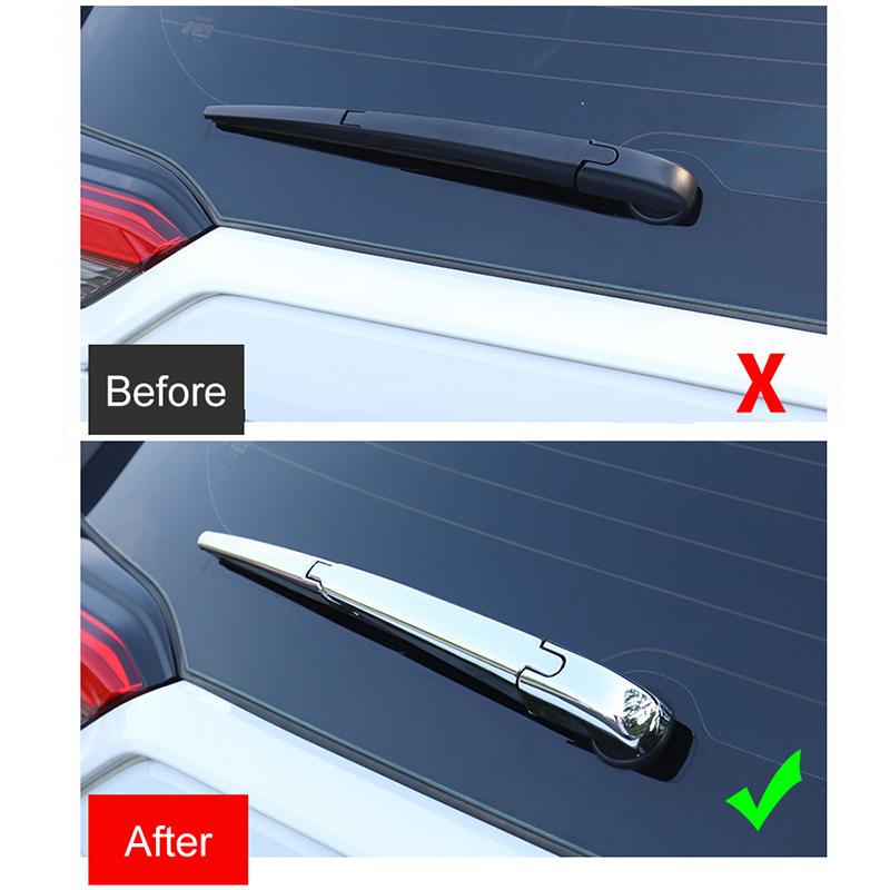 For Toyota RAV4 XA50      2024 ABS Carbon Car Rear Wiper Cover Car Back Window Wipers Protector Trim Case