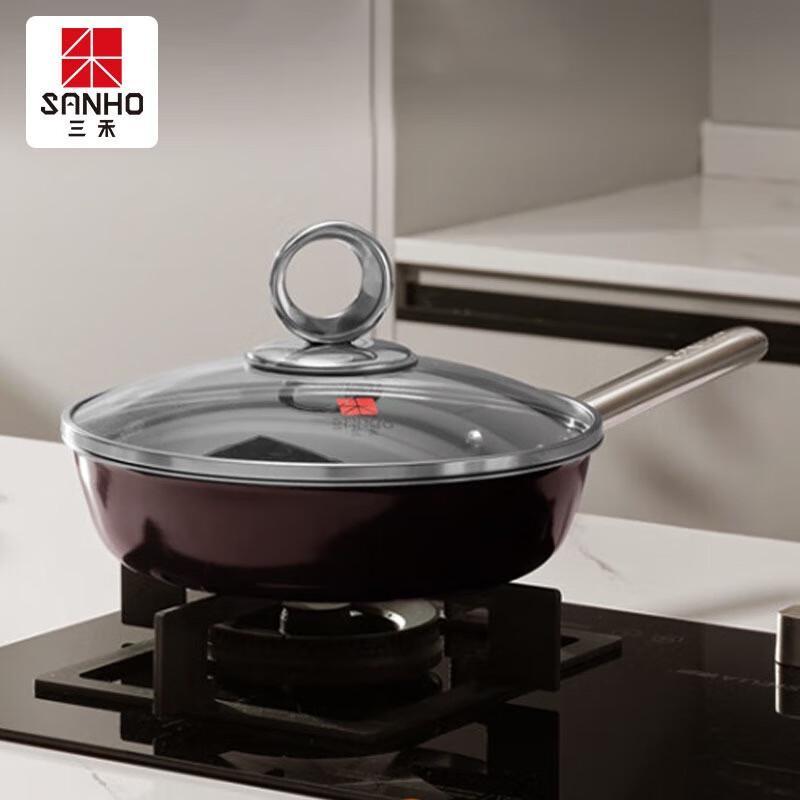 Sanhe Yuejin Series Titanium Alloy Stir-fry Wok