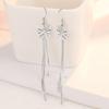 Lindon Copper Alloy Zircon Earrings Drop Earrings For Women Wedding Party Gifts