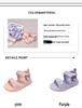 2026 Spring/Summer Girls' Non-slip Velcro Princess Sandals
