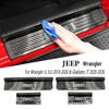 Battitacco Interni in Acciaio Inossidabile per Jeep Wrangler JLU a Quattro Porte 18-26.