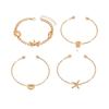 Ocean Wind Bracelet Set European and American Jewelry Shell Starfish Temperament Versatile Design Sense Opening Bracelet