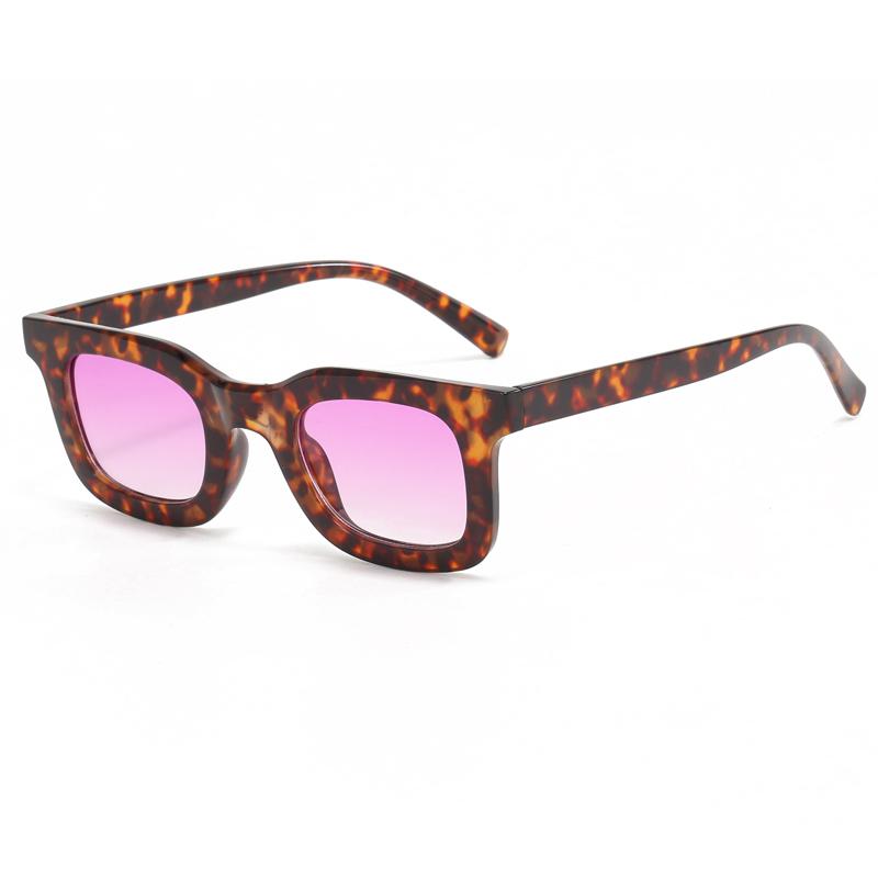 Cycling 2024 Fashion Square Small Frame Sun Glasses Personalized Street Photo Glasses INS Simple Style Sunglasses Female