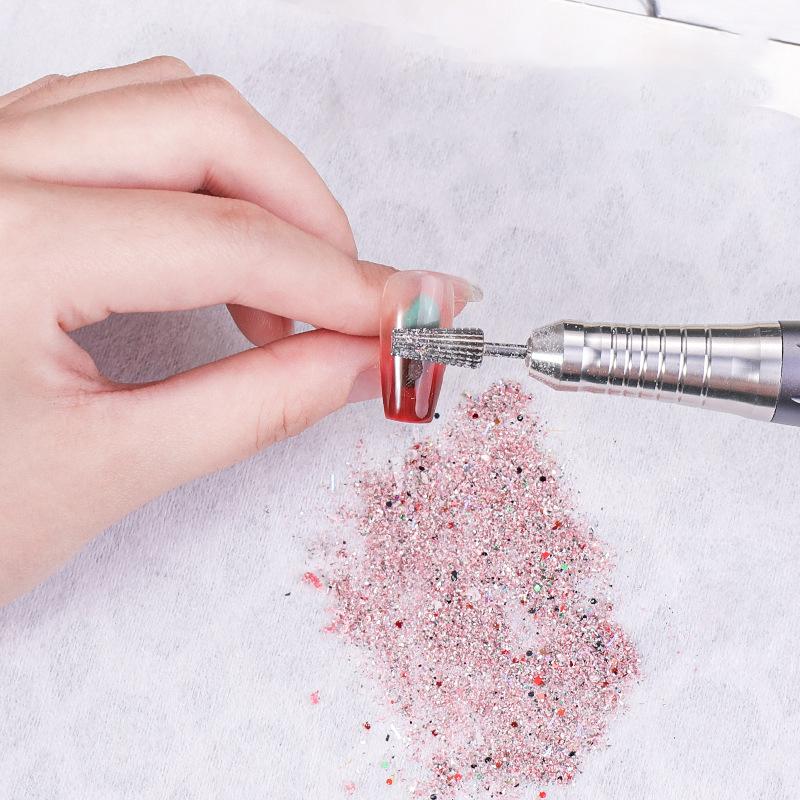 100/200 Arkuszy Biały Papier Filtracyjny do Pochłaniacza Pyłu do Paznokci Manicure Akcesoria do Maszyny Wymień Papier Filtracyjny do Odkurzacza do Paznokci