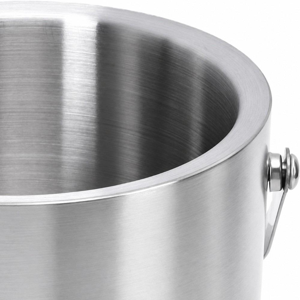 With Lid Wine Chiller Double-Wall Insulated Drink Cooler Champagne Beverage Tub  Wine Chilling