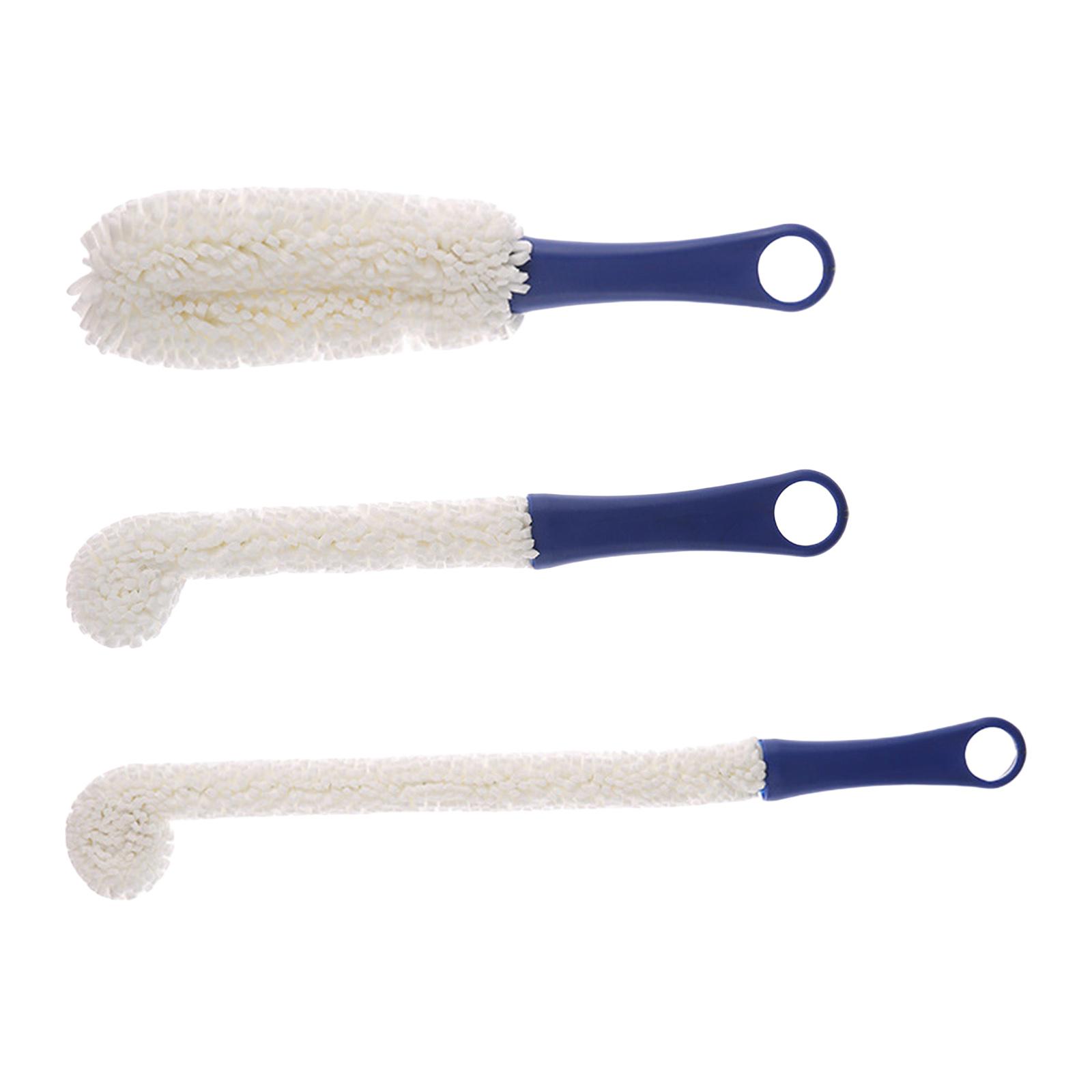 3Piece Flexible Foams Bottle Brush Wine Glass Cleaning Brushes for Effective Cleaning of Delicate Glassware and Bottles 1