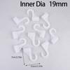 10Pcs Plastic Thickening Hook For Suit Locker Shelf Wardrobe Hook Fittings Diy Party Supplies Children Tent Game Room Joints