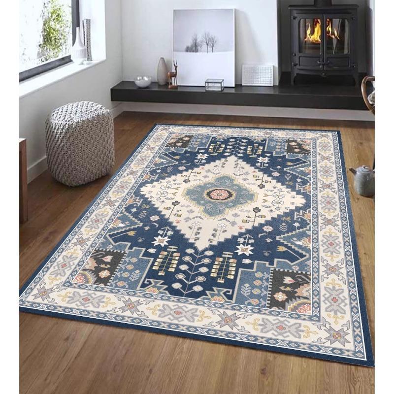Europe Persia Morocco Style Carpet Living Room Sofa Bedroom Study Kitchen Entrance Door Mat Non-slip Light Luxury Home Decor Rug