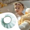 Baby Shower Caps Kids Shampoo Hat Bath Shield Waterproof Ear Eye Protection Visor Wide Brim Adjustable Shampoo Protection Hat