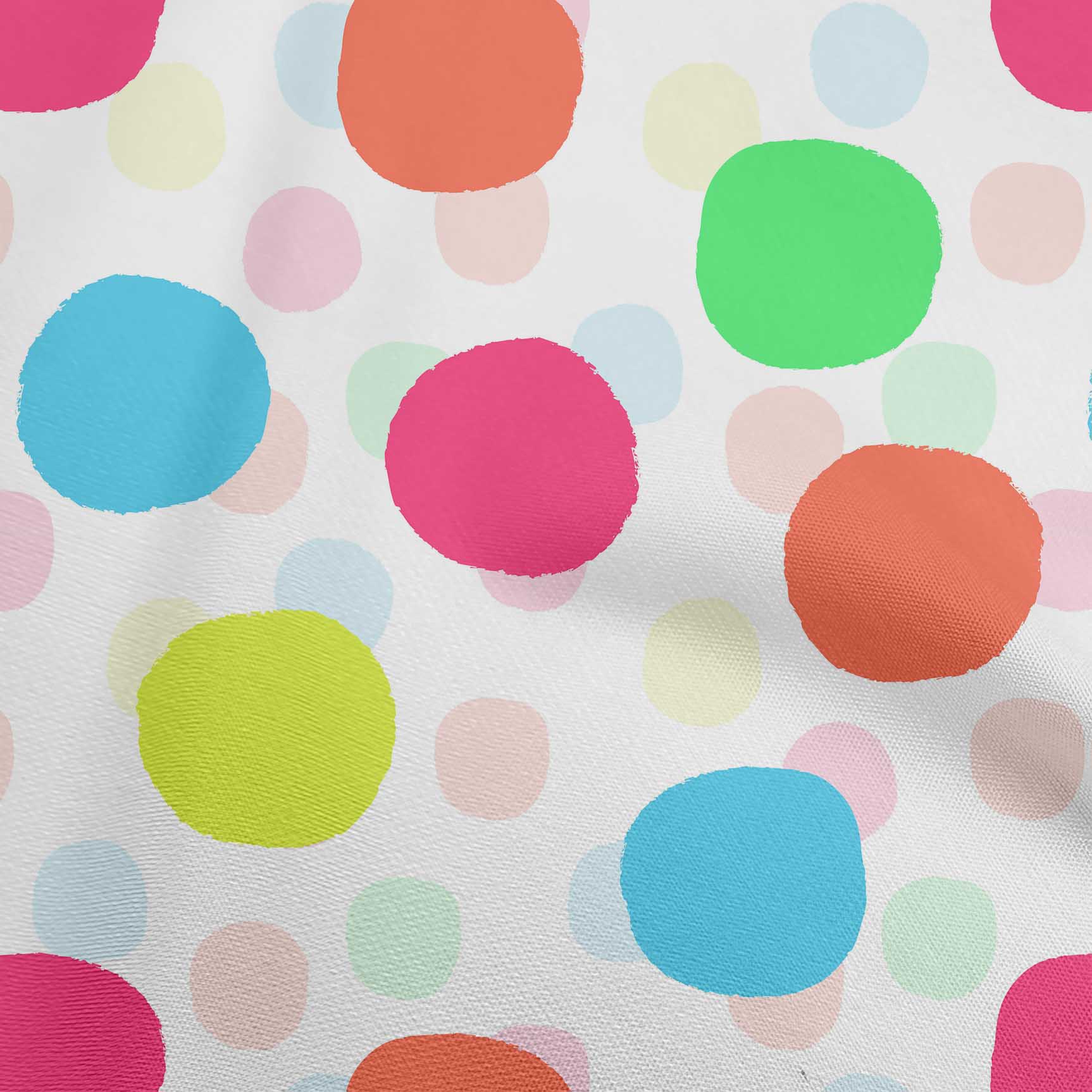 

OneOone Cotton Flex Cream Fabric Polka Швейні тканини у дворі з принтом для шиття одягу своїми руками 40 дюймів 40 Inch Wide - Cotton Flex рожевий