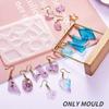 Frauen Mode Diy Klebeform Anhänger Ohrringe Wassertropfen Schmuck Anhänger Geometrische Ohrringe Harz Silikonformen Zubehör
