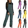 Pantaloni de schi pentru femei izolați Pantaloni de salopetă de schi Pantaloni de snowboarding Bretele de umăr ajustabile Costum de zăpadă