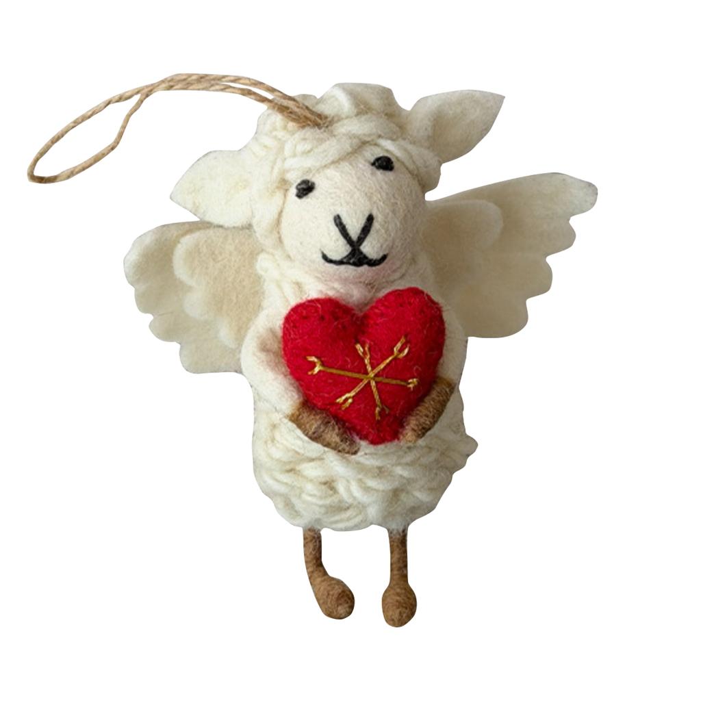 Cute Sheep Wool Pendant, Doll Accessory, Animal Doll Keychain, Bag Charm