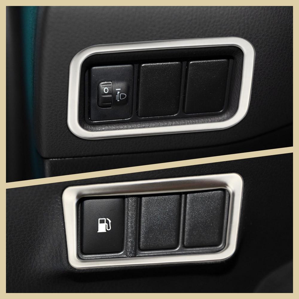 Car Fuel Tank Cap Headlight Switch Panel Frame Cover Sticker Trim for Toyota C-HR CHR 2016 2017 2018 2019 2020 2026 2026 Acc.