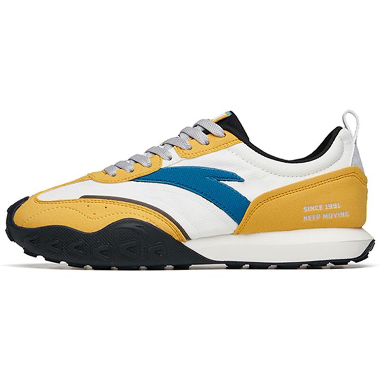 

New Anta HERITAGE Low top Sports Casual Shoes Men s White Yellow 112218856-4 43