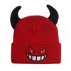 Mei Quan DIY Embroidered Cartoon Character Acrylic Knitted Warmth Windproof Autumn Winter European American Unisex Outdoor