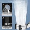 3 Modes Strong Pressurized Shower Head with Filter Large Flow High Pressure Handheld Shower Nozzle Household Shower Accessories