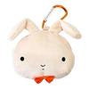 Tees Factory Crayon Shin-chan Nene-chan's Rabbit Shin-chan Plush Zipper Mascot with Carabiner KS-5546405NU