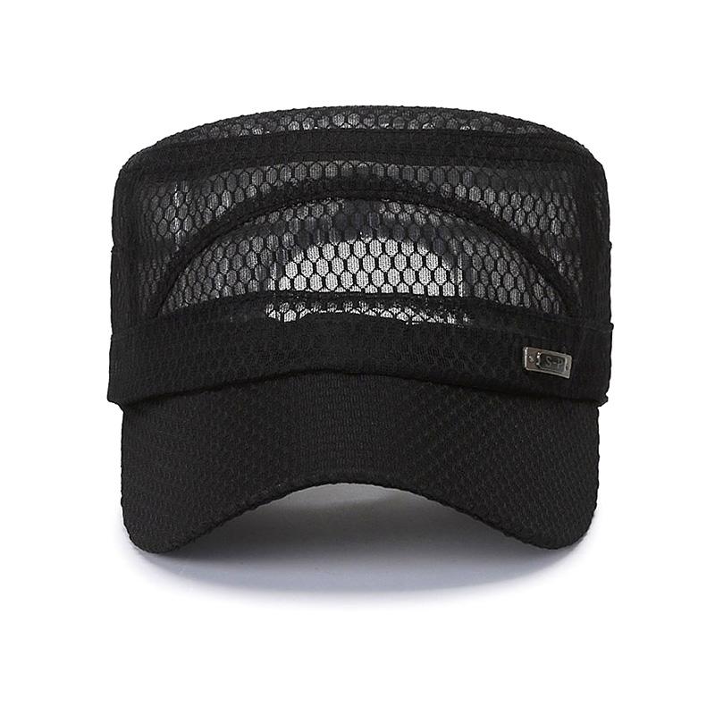 1PC Flat Caps Outdoor Men Protection Mesh Women Summer Snapback Breathable Hats Quick Dry Baseball Cap New