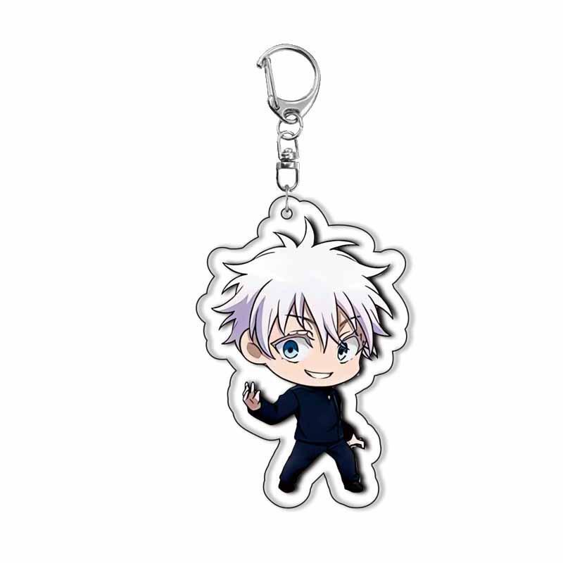 Jujutsu Kaisen Acrylic Keychain: Gojo, Geto, Toji, Itadori, Megumi