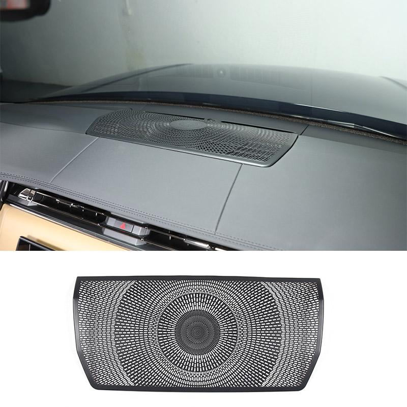 For Land Rover Range Rover Sport  Vogue L460 2023 2024 Black Stainless steel Car Dashboard Speaker Cover Trim  Accessories
