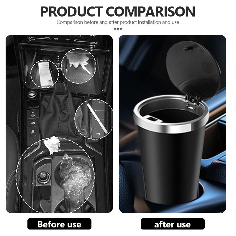 Car Center Console Storage Trash Can Cup Holder Garbage Bin For BMW Performance M E87 E30 E46 E28 F35 G20 E93 F20 X3 X IK5