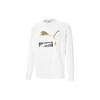 Archive Metallic Logo Sweater 'White Gold' Men's 531367-02