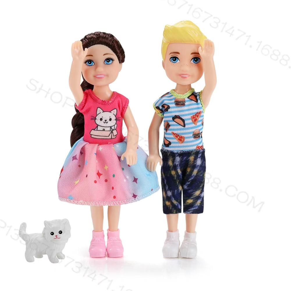 Neue 5-Zoll Kelly Puppe Fr Paare, Diy Handgemachte Dekorative Geschenk Puppe Fr Kinder