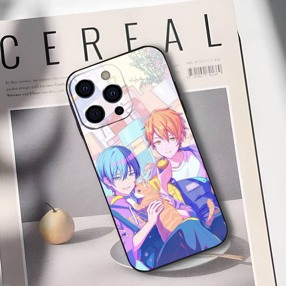 

A-Akitoya Akito Toya Чехол для телефона для iPhone 17,16,15,14,13,12,11 Plus,Pro Max,XS, Мягкий силиконовый черный чехол iPhone16