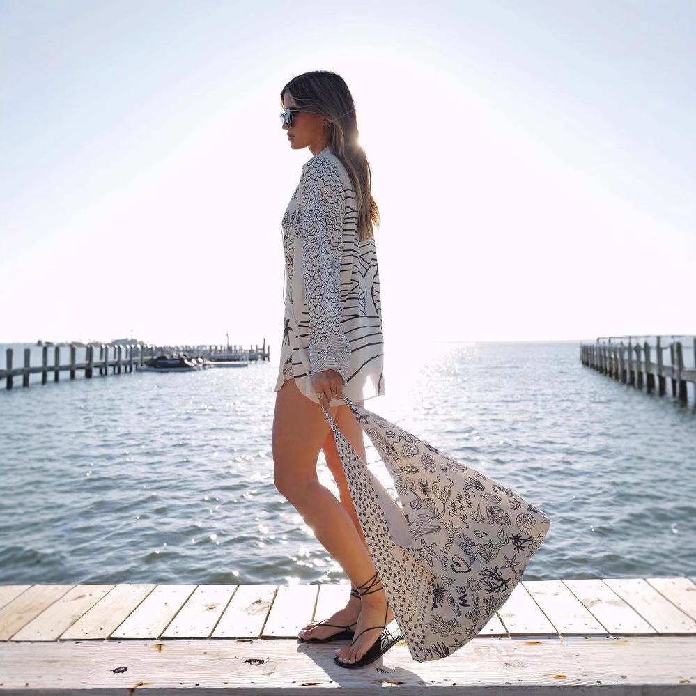 2025 Spring European Women's Casual Two-Piece Set: Loose Printed Shirt & Shorts